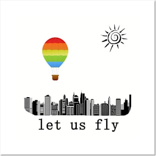 let us fly Posters and Art